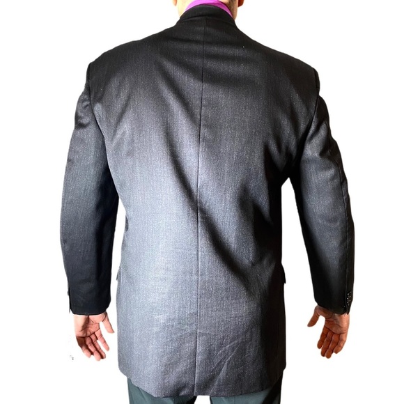 Ungaro Paris Virgin Wool Super 100 Suit Jacket - Picture 3 of 6